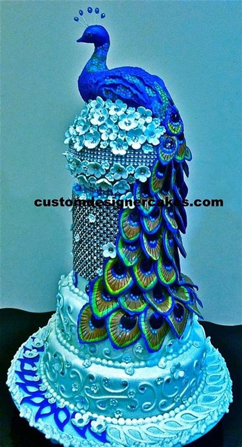 Peacock cake - Decorated Cake by Anna - CakesDecor