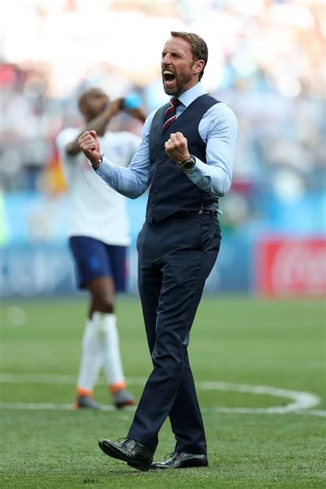 Gareth Southgate's waistcoat is a fashionable hit among England football fans - Mirror Online