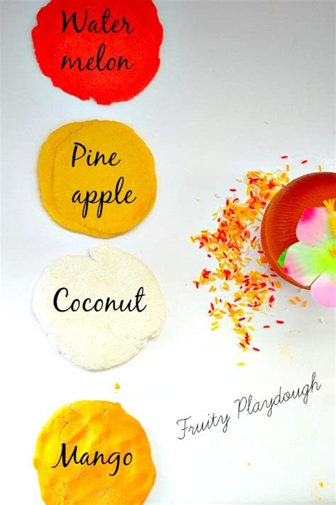 Summer Fruits Play dough Recipe – Fun Littles