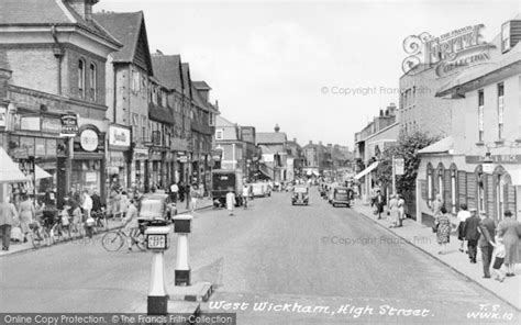 Photo of West Wickham, High Street c.1955 - Francis Frith