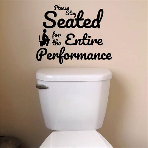 😂Excited to share this item from my #etsy shop: Funny Bathroom Quote ...