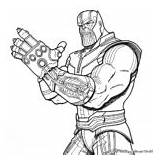 Thanos Coloring Pages  Free & Printable sketch template