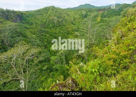 SAMOA ISLAND Savaii Mt. Matavanu mount crater lava volcano home of ...