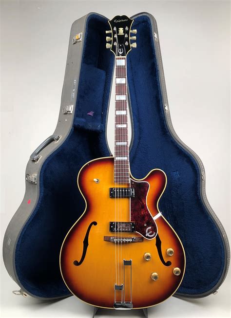 Epiphone Broadway E 252 1966 Sunburst Guitar For Sale Guitars West