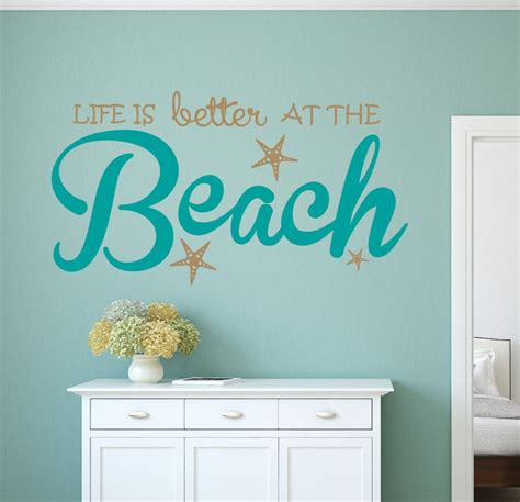 Life is Better Beach Wall Decal Sticker