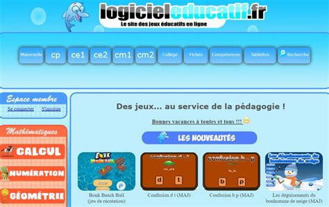 Jeux éducatifs en ligne | Clic ! Ma Classe