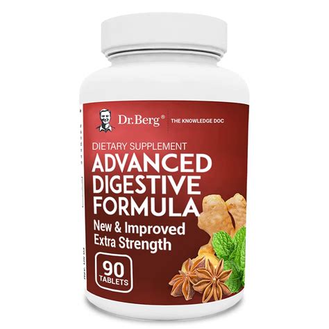 Buy Dr. Berg's Advanced Digestive Formula Extra Strength - Helps Support Digestion, Reduce Gas ...