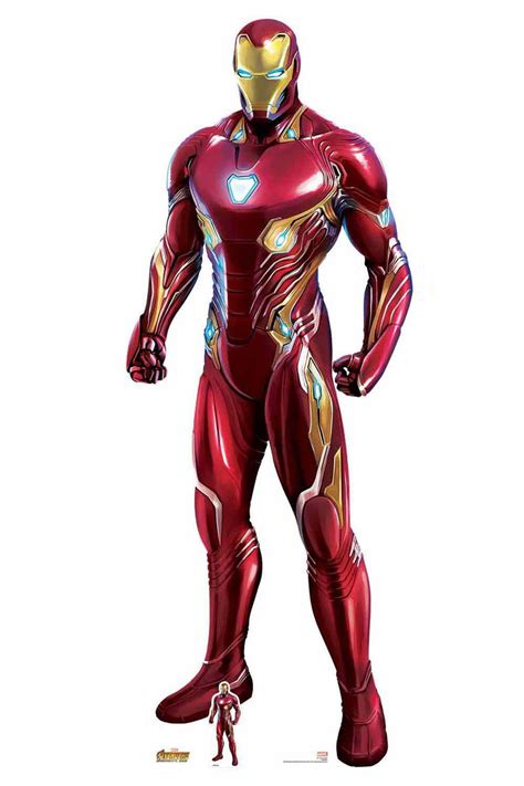 Iron Man Nanotech Suit Avengers Infinity War Lifesize Cardboard Cutout