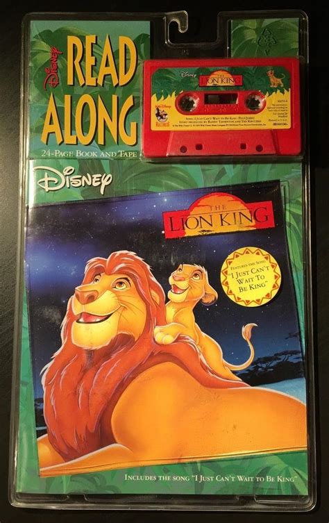 Lion King Disney Read Along Book & Cassette Tape - NEW & Sealed, Kids Audiobook | #1938501196