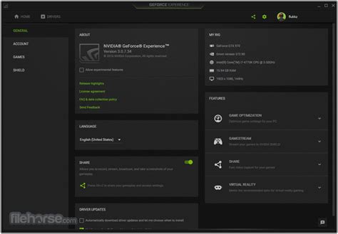 NVIDIA GeForce Experience 3.14.1.48 Download for Windows / Old Versions ...