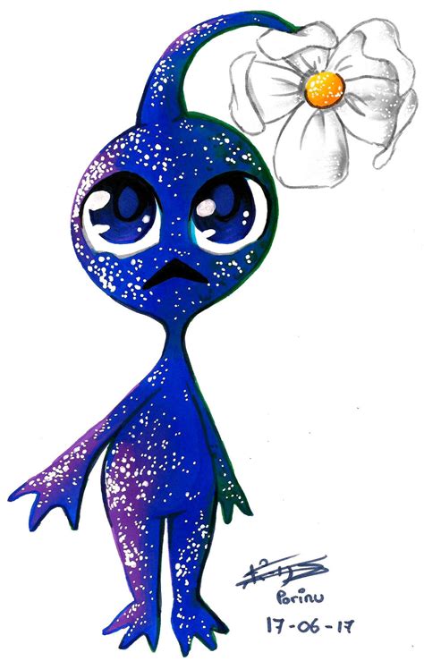 A little blue pikmin by Porinu on DeviantArt