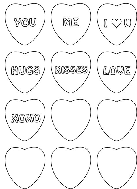 Print Out These 6 Sweet and Free Heart Templates | Printable heart template, Heart shapes ...