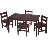 Gift Mark Kids 5 Piece Table and Chair Set | Kids table and chairs, Kids table chair set ...