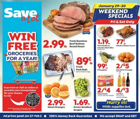 Save A Lot Weekly Ad Jan 27 – Feb 02, 2021