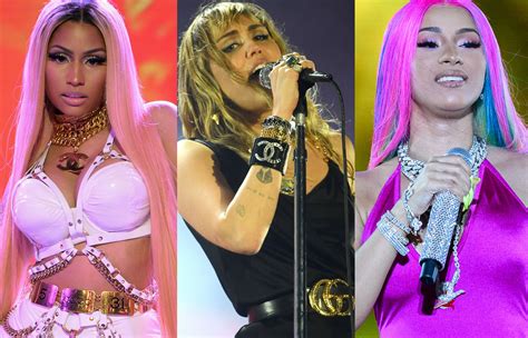 Miley Cyrus speaks out about her "feud" with Cardi B and Nicki Minaj