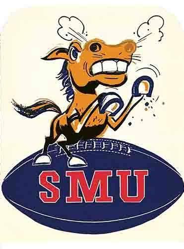 Vintage Style SMU Southern Methodist University Mascot | Smu, Mustang, Mustang art