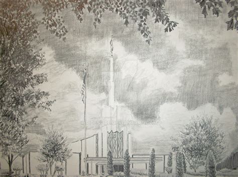 Atlanta Georgia LDS Temple Drawing by Ridesfire on DeviantArt