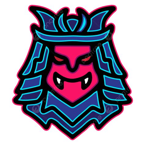 Esports Clipart Vector, Evil Samurai Mascot Logo For Esport Team, Evil, Samurai, Warrior PNG ...