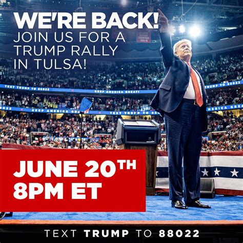 June 20, 2020 Trump Rally in Tulsa, OK