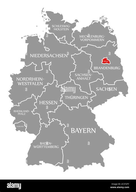 Map Of Germany Showing Berlin - Desiri Gwendolin