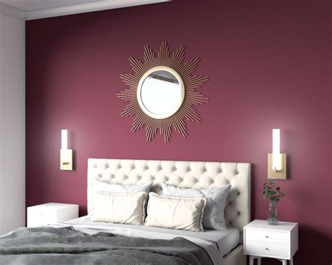 10 Beautiful Burgundy Accent Wall Ideas for Bedroom and Living Room ...