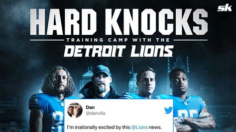 Fans react to the Lions being on Hard Knocks