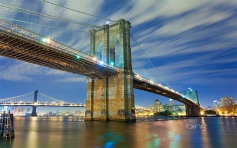 Download Man Made Brooklyn Bridge HD Wallpaper