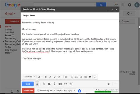 How to Send an Email Later With Boomerang for Gmail (At the Best Time ...