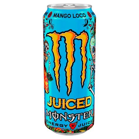 Boisson énergisante juiced mango loco mangue MONSTER ENERGY : la ...