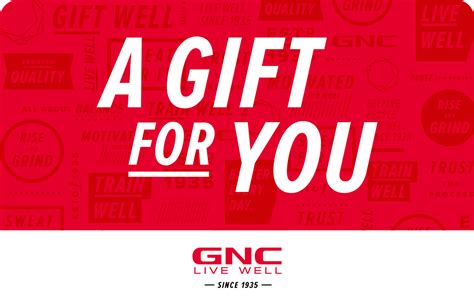 E-Gift Card: A Gift For You - $100 | GNC