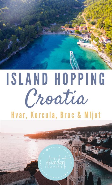 Croatia Island Hopping Itinerary | Croatia travel, Croatian islands ...