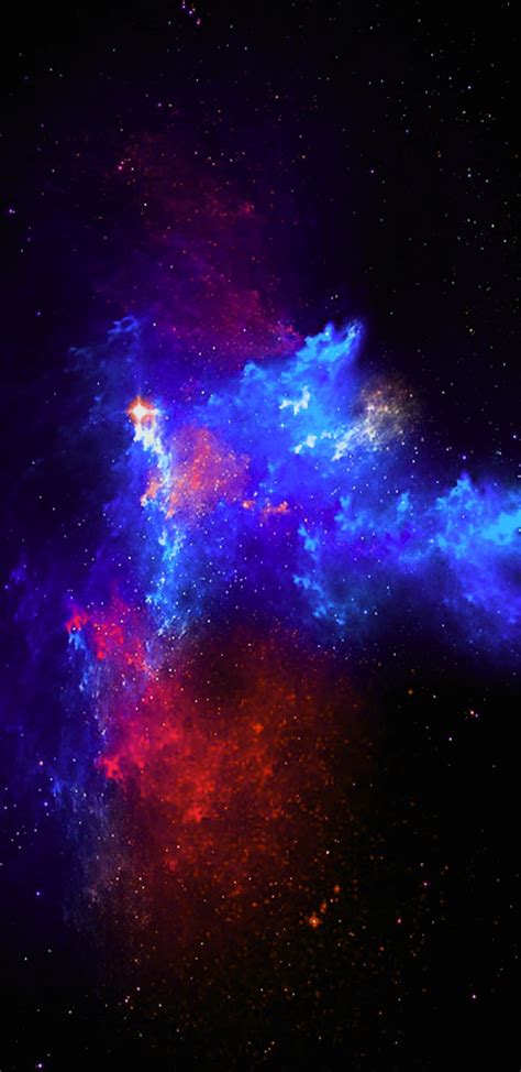 Galaxy, nebula, space, blue, nebulous, borealis, nebulae, aurora, pink ...