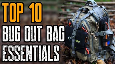 TOP 10 BEST BUG OUT BAG ESSENTIALS 2020! - YouTube