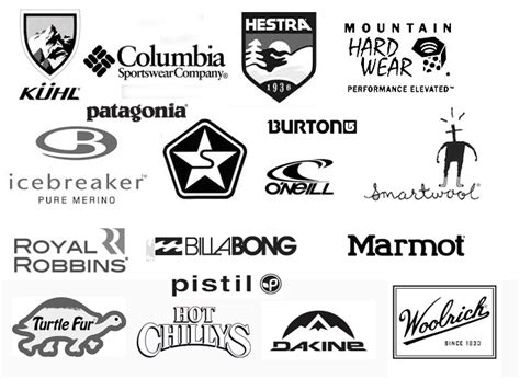 Outdoor Apparel Brands Logo - LogoDix