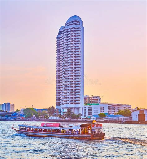 Evening River Cruise In Bangkok, Thailand Editorial Stock Photo - Image ...