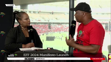 EFF Manifesto Launch 2024 | We have the KZN youth vote : EFF Secretary General Marshall Dlamini ...