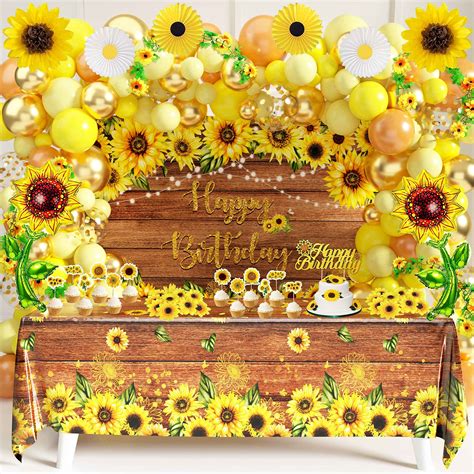 Décor sunflower party decorations tuyệt đẹp và độc đáo cho bữa tiệc