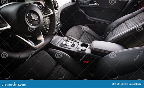 Mercedes-Benz CLA 45 2016 AMG Interior Editorial Photography - Image of benz, auto: 95446842