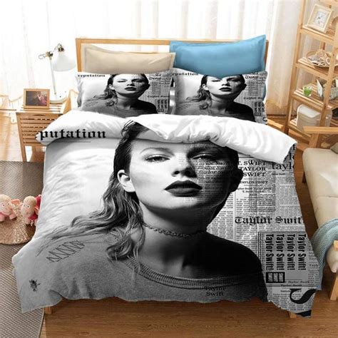 Taylor Alison Swift 2 Duvet Cover Quilt Cover Pillowcase Bedding Set Bed Linen Home Bedroom ...