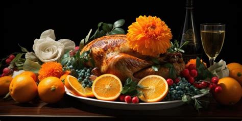 Premium AI Image | Thanksgiving Holiday foods