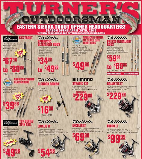 Turner's Outdoorsman Weekly Sale