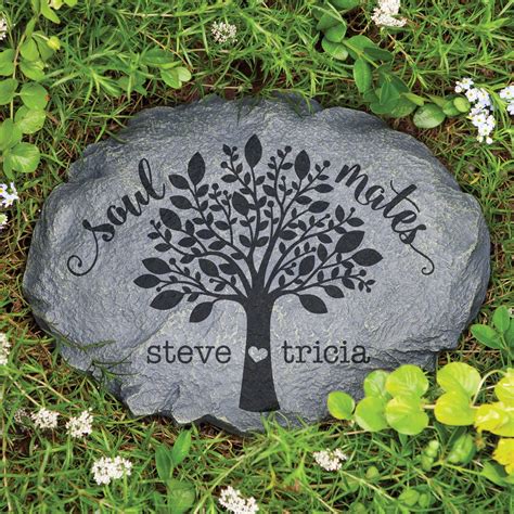 Personalized Soulmates Garden Stone - Walmart.com - Walmart.com