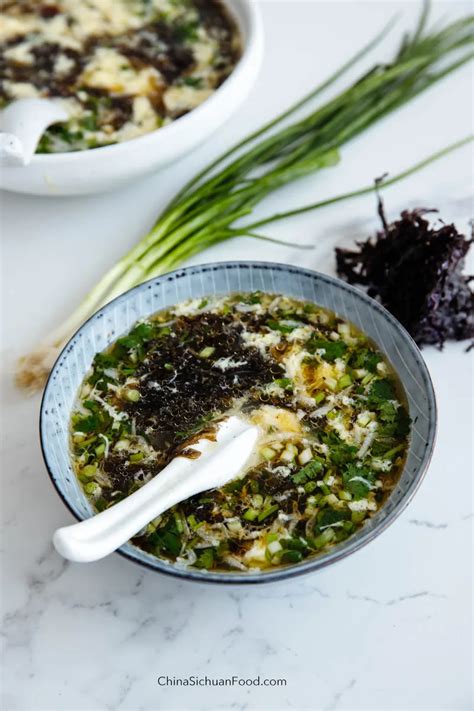 Seaweed Egg Drop Soup - China Sichuan Food