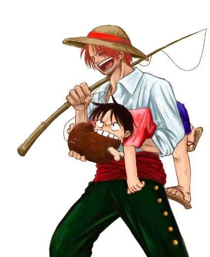 *Shanks & Luffy* - One Piece Photo (35660380) - Fanpop