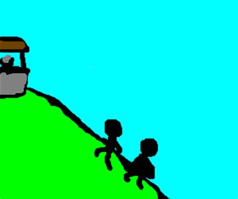 Jack and Jill went up the hill - Drawception