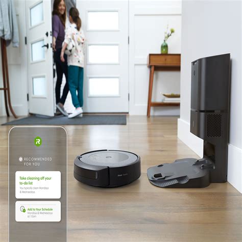 The iRobot Roomba i3+ with Clean Base® Automatic Dirt Disposal fits into your life with ...