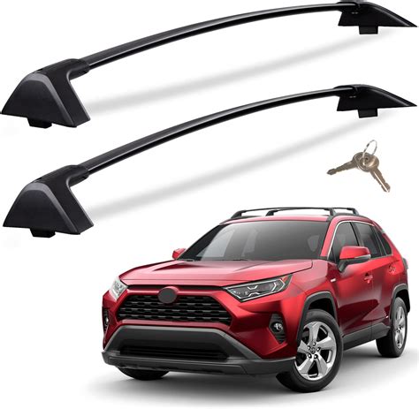 Buy Heavy Duty 260lbs Lockable Roof Racks Cross Bars for Toyota RAV4 2019-2023 Accessories ...