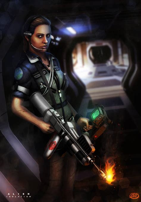 Alien Isolation : Amanda Ripley by Jimmy-Synthetic on DeviantArt