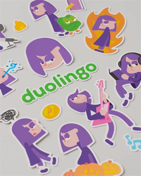 Lily Sticker Pack - Duolingo Store