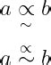 How to write a proportional to symbol( ∝) in LaTeX?